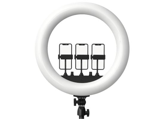 RTAKO AR-GTB01-18S, Ring Light 18Inch with 3 Phone Holder and Remote, without Tripod powerful and versatile ring light designed to elevate your lighting
